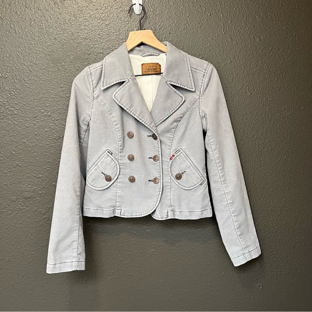 Levi’s corduroy double breasted jacket